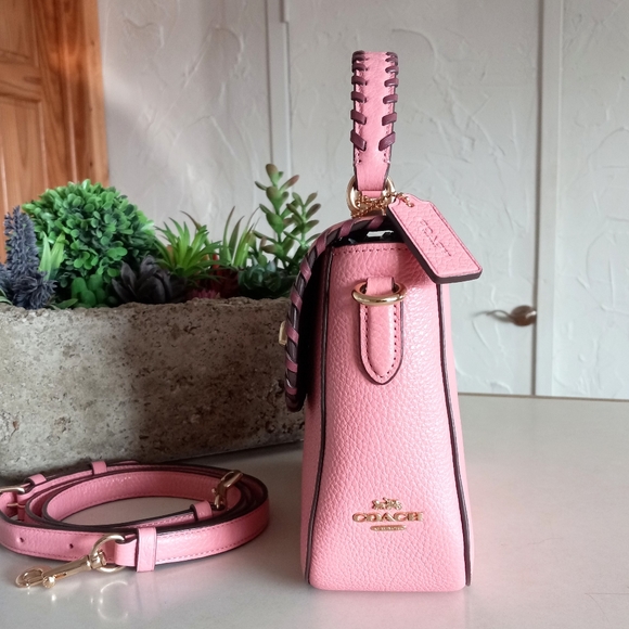 Coach Bags Coach Marlie Top Handle Satchel W Whipstitch Leather